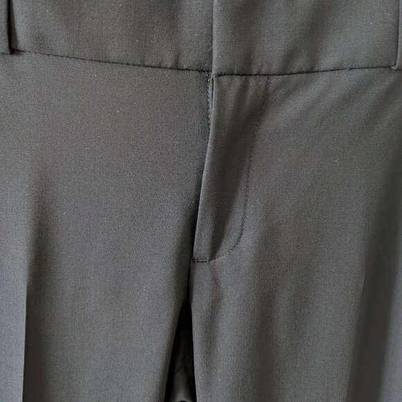 Banana Republic Martin Fit Petite Black Wool Trousers Size 6P - Picture 7 of 9